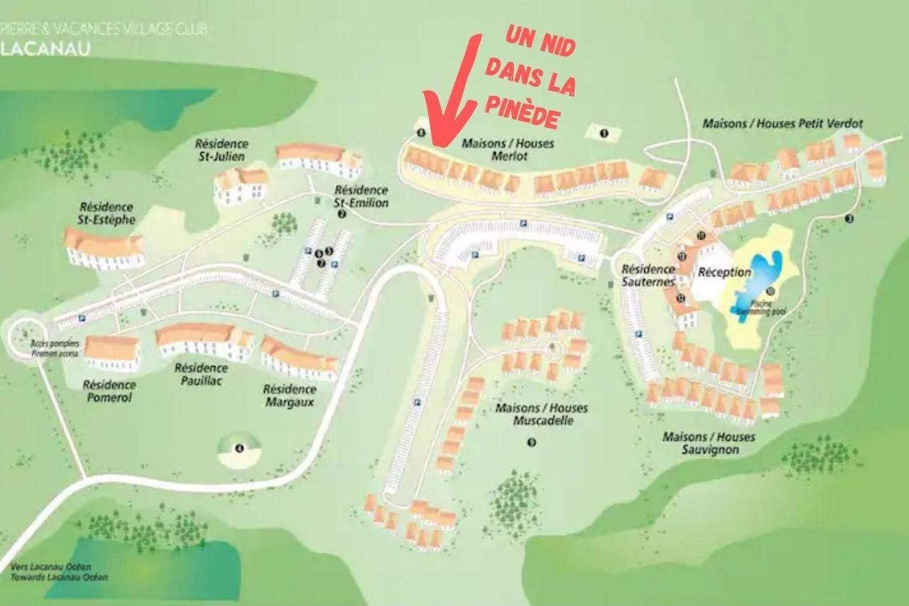 Un Nid Dans La Pinede Villa Lacanau Eksteriør bilde